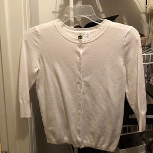 Nordstrom white cardigan